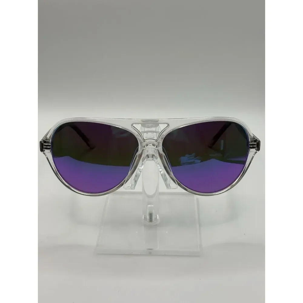 Blenders Skyway Crystal Orb Clear Purple Polarized Aviator Sunglasses